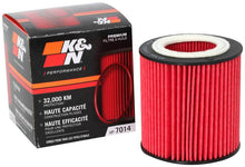 Load image into Gallery viewer, K&amp;N 2019 BMW M2 3.0L/M4 3.0L Cartridge Oil Filter, performance car parts, DTX Performance, veteran owned performance shop product image