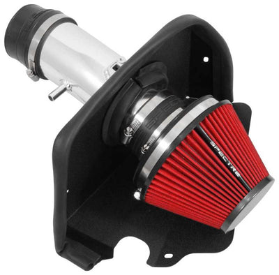 Spectre 09-17 Nissan Maxima V6-3.5L F/I Air Intake Kit - Polished w/Red Filter, performance car parts by DTX Performance