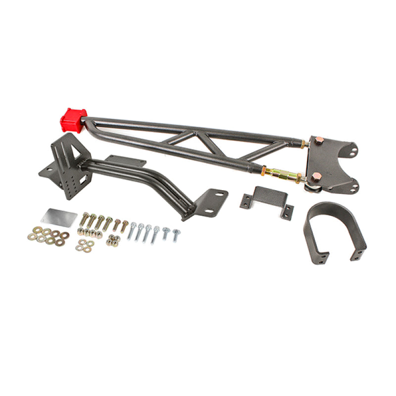 BMR 93-02 F-Body w/ DSL Torque Arm Tunnel Mount (For Long Tube Headers) - Black Hammertone - DTX Performance