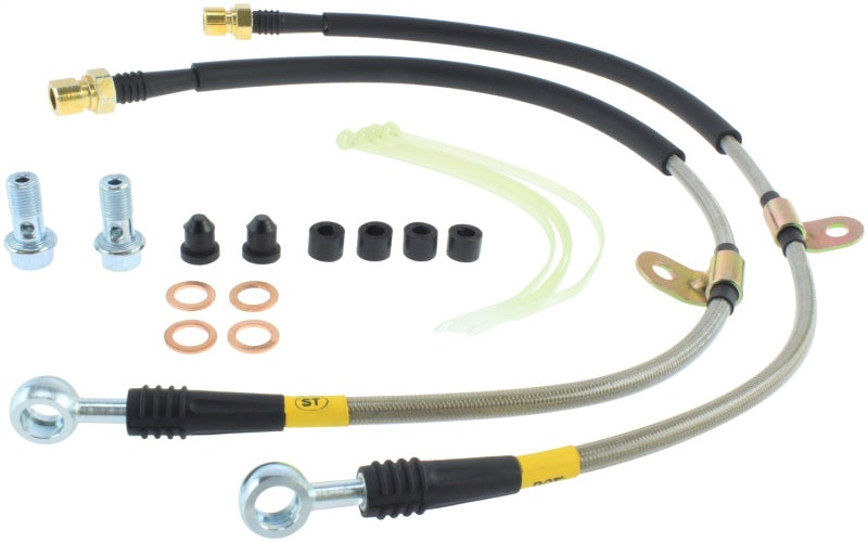 StopTech Stainless Steel Front Brake Lines 12-14 Ford Raptor - High Performance Braking for Performance Car Parts at DTX Performance