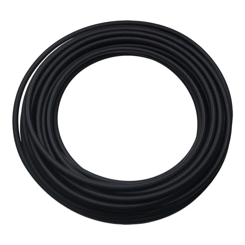 DeatschWerks 6AN Black Nylon Braided CPE Hose - 50ft - DTX Performance