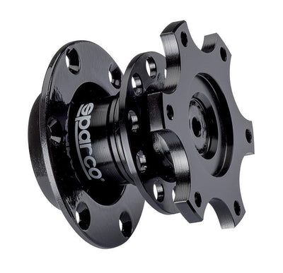 Sparco Steering Wheel Quick Release Tuning Blk for performance car parts at DTX Performance - high performance auto parts