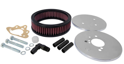 K&N Custom Round Racing Assembly Red 5.875in OD x 2.406in ID x 1.75in Height for performance car parts