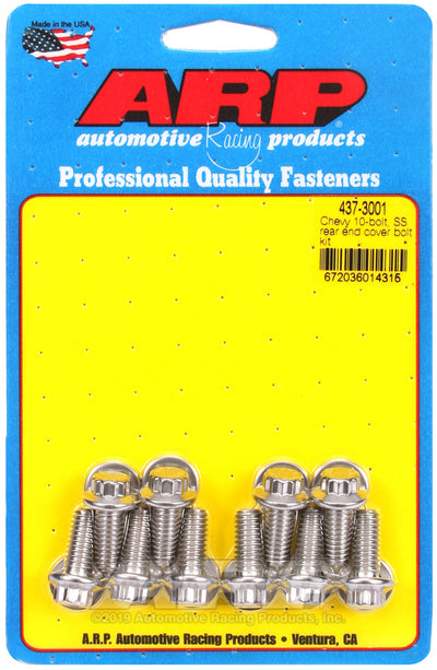 ARP Chevy 10-Bolt SS Rear End Cover Bolt Kit for performance car parts at DTX Performance, a veteran owned performance shop.