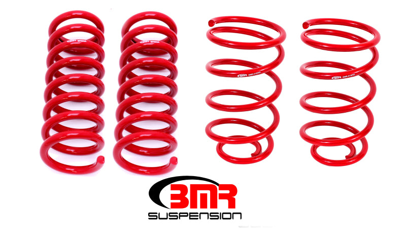 BMR 64-66 A-Body Lowering Spring Kit (Set Of 4) - Red - DTX Performance