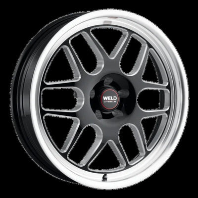Weld Solana Drag 20x5 / 6x135 BP / ET-19 / 87.1mm Bore - Gloss Black MIL DIA Wheel
