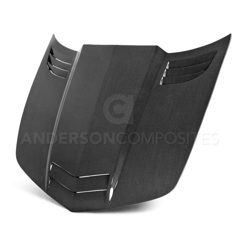 Anderson Composites 10-13 Chevy Camaro TT-Style Carbon Fiber Hood - DTX Performance