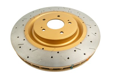 DBA 08+ EVO X Front Drilled & Slotted 4000 Series Rotor for performance car parts by DTX Performance, high performance brakes, tuning