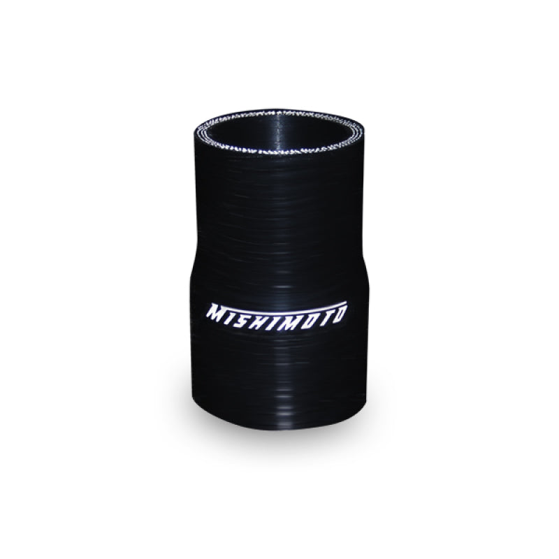 Mishimoto 2.0 to 2.25 Inch Black Transition Coupler for performance car tuning and engine performance upgrades by DTX Performance