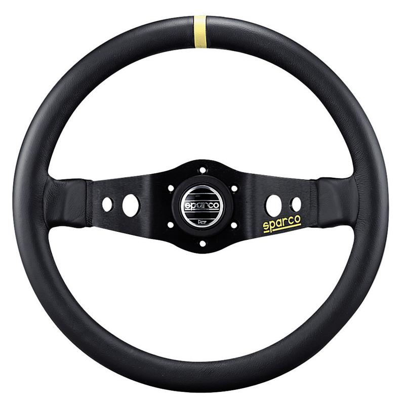Sparco Steering Wheel 215 Suede Black - DTX Performance, high performance auto parts, aftermarket performance parts, veteran owned shop