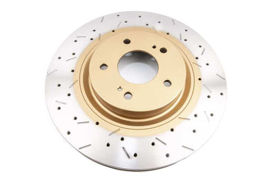 DBA 8/93-94 Nissan Skyline R32 GT-R/95-7/98 R33 & R34 GT-R Front Drilled & Slotted 4000 Series Rotor for high performance brakes