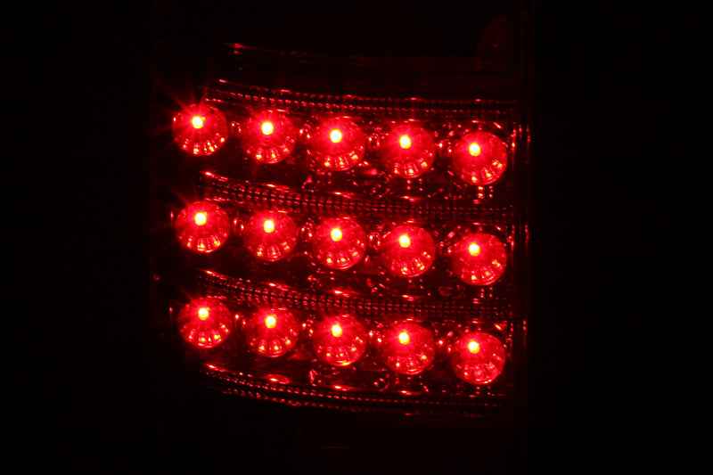 ANZO 1991-1997 Toyota Land Cruiser Fj LED Taillights Red/Clear - Performance car parts, easy installation, high performance auto parts