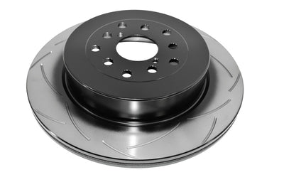 DBA 02-09 Subaru WRX / 02-07 STi 10 Stud Hole Rear Slotted Street Series Rotor performance car part by DTX Performance