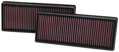 K&N Replacement Air Filter 12.563in O/S Length x 5.25in O/S Width x 1.625in H (Inc 2 Filters) for performance car parts