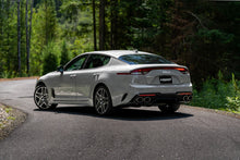 Load image into Gallery viewer, MBRP 2022 Kia Stinger 3.3L T304 SS Cat-Back Exhaust- Dual Split Rear Quad Outlet Uses Factory Bezels installed on car