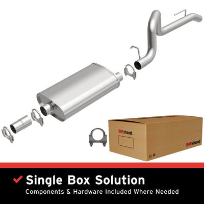 MagnaFlow BRE Exhaust Kit 87-90 Jeep Wrangler - Complete replacement set with components, by BRExhaust for high performance results.