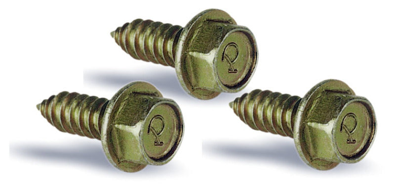 Moroso Wheel Rim Screws - Grade 8 Steel - Gold Iridite Finish - 35 Pack - DTX Performance