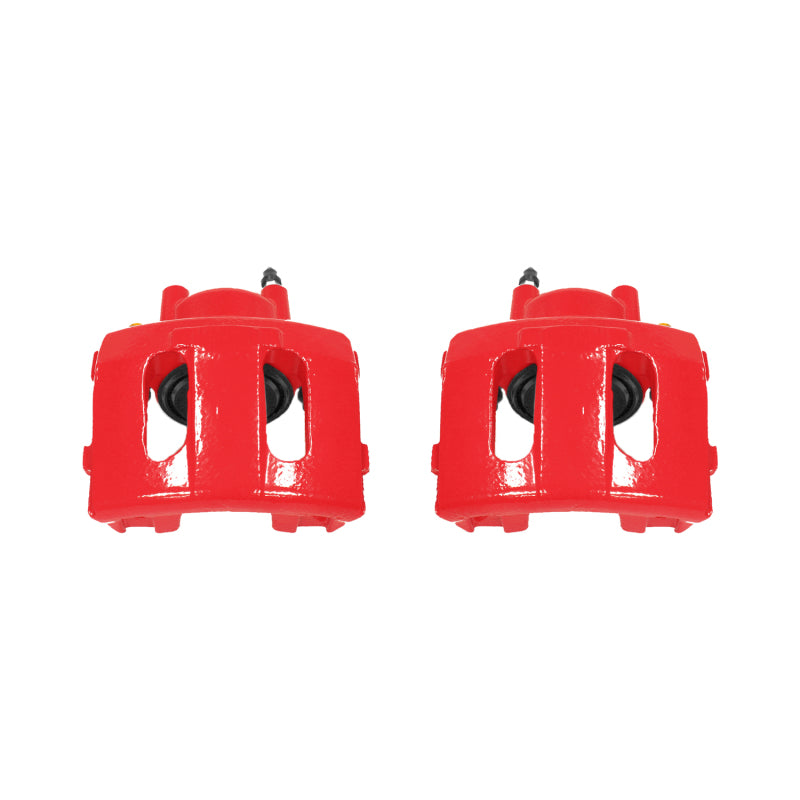 Power Stop 90-01 Jeep Cherokee Front Red Calipers w/o Brackets - Pair, high performance brakes, DTX Performance, brake upgrades