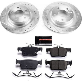 Power Stop 17-19 Honda Civic Rear Z23 Evolution Sport Brake Kit, high performance brakes, brake upgrades, veteran owned shop