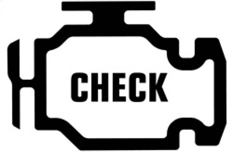 Check engine light warning icon