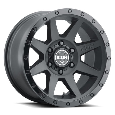 ICON Rebound 18x9 6x5.5 0mm Offset black wheel, DTX Performance upgrades, online performance car parts, veteran shop