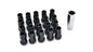 ISR Performance Steel 50mm Open Ended Lug Nuts M12x1.25 - Black, high performance auto parts, DTX Performance, performance upgrades