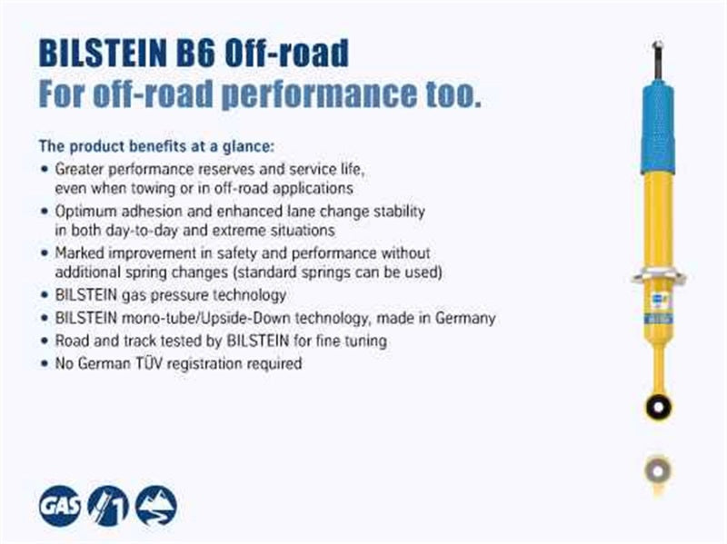 Bilstein 4600 Series 11-14 Jeep Grand Cherokee Front 46mm Monotube Shock Absorber - DTX Performance