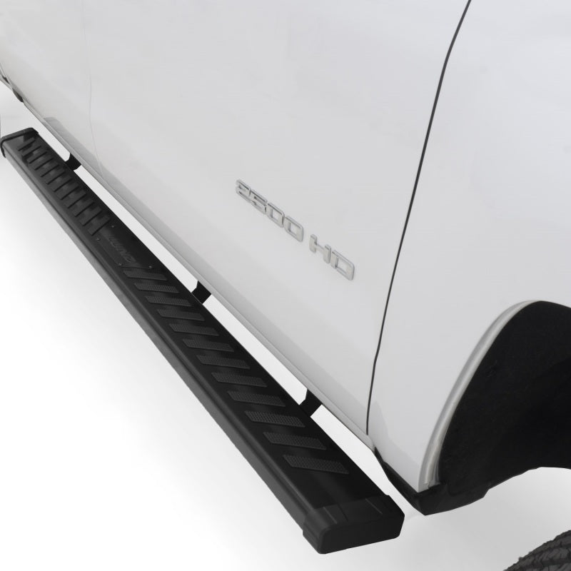 Lund 2019 Chevy Silverado 1500 Crew Cab Summit Ridge 2.0 Running Boards - Black for easy vehicle entry and exit