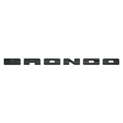 Ford Racing 2021+ Bronco Grille Lettering Overlay Kit - Black for performance upgrades