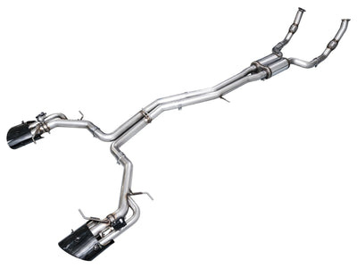 AWE Tuning 21-23 Audi C8 RS6/RS7 SwitchPath Cat-back Exhaust - Diamond Black Tips for performance car tuning