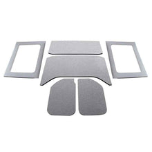 Load image into Gallery viewer, DEI 11-18 Jeep Wrangler JK 4-Door Boom Mat Complete Headliner Kit - 6 Piece - Gray