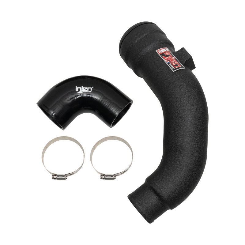 Injen 17-22 Ford F250/F/350/F-450/F-550 V8-6.7L Turbo Diesel Wrnkl Blk Intercooler Cold Side Piping - DTX Performance