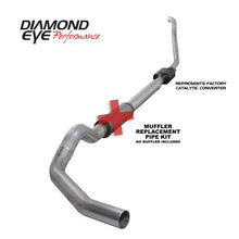 Load image into Gallery viewer, Diamond Eye KIT 5in TB MFLR RPLCMENT PIPE SGL ALUM 94-97 5 7 3L F250/F350 PWRSTROKE NFS W CARB STDS