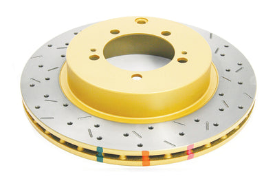 DBA 03-05 Evo 8/9 Rear Drilled & Slotted 4000 Series Rotor, high performance car part from DTX Performance, veteran owned shop