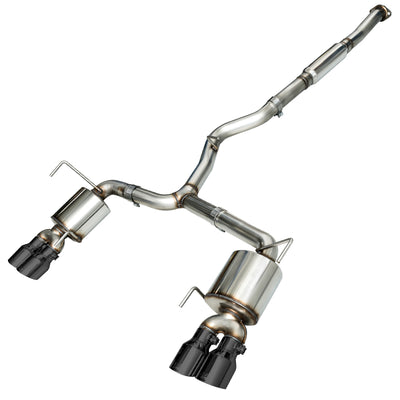 AWE Tuning 2015+ Subaru WRX VA Sedan Touring Edition Exhaust - Diamond Black Tips (102mm) performance exhaust