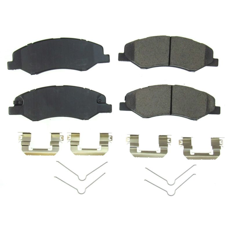 Power Stop 18-19 Honda Odyssey Front Z17 Evolution Ceramic Brake Pads w/Hardware - DTX Performance