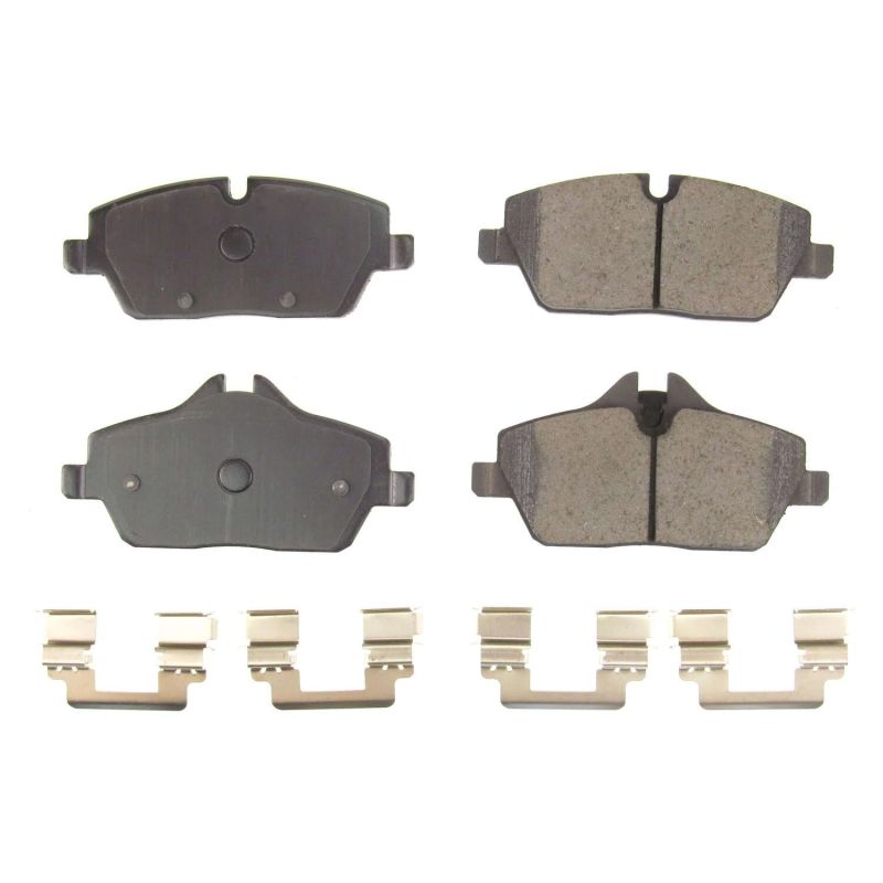 Power Stop 14-18 BMW i3 Front Z17 Evolution Ceramic Brake Pads w/Hardware - DTX Performance