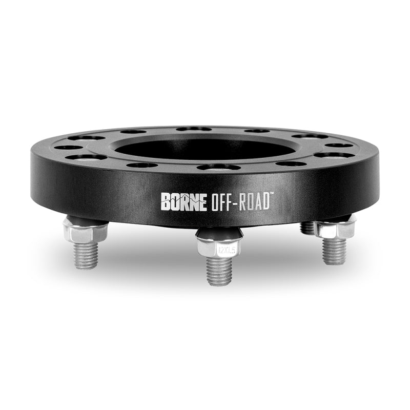 Mishimoto Borne Off-Road Wheel Spacers 5x150 110.1 38.1 M14 Black - DTX Performance