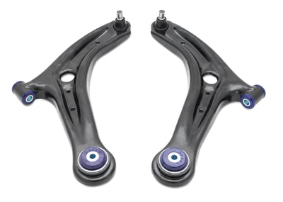 SuperPro 14-19 Ford Fiesta ST Front Lower Control Arm Set w/ Preinstalled SuperPro Bushings - performance car parts by DTX Performance