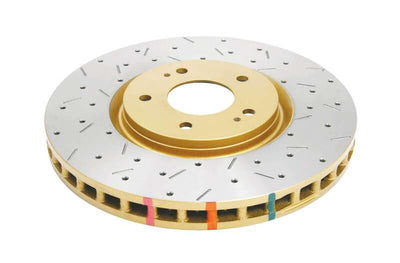 DBA 03-05 Evo 8/9 Front Drilled & Slotted 4000 Series Rotor for high performance upgrades