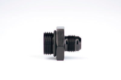 Aeromotive ORB-08 to AN-06 Male Flare Reducer Fitting for high performance car parts by DTX Performance, veteran owned performance shop