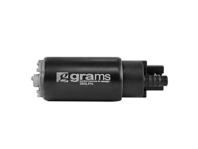 Grams Performance Universal 265LPH In-Tank Fuel Pump Kit for performance car parts by DTX Performance, a veteran-owned shop.