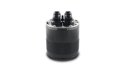 Vibrant Small 0.75L 4-Port Catch Can Assembly for performance upgrades at DTX Performance, ideal for high performance auto parts and tuning.