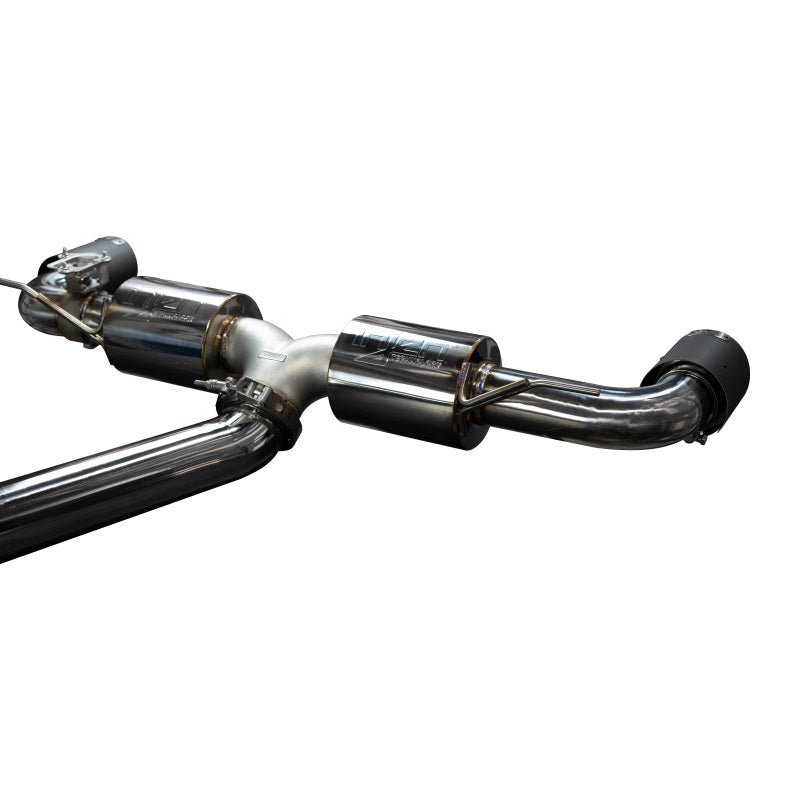 Injen 20-21 Toyota Supra 3.0L Turbo 6cyl SS Cat-Back Exhaust w/ Carbon Fiber Tips - DTX Performance