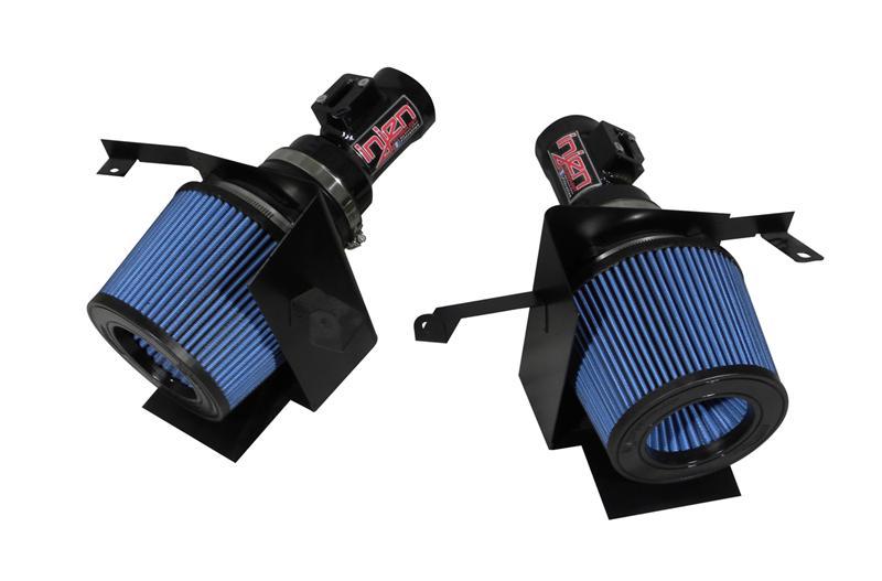 Injen 07-08 350Z 3.5L V6  Air Fusion and Air Horns Black Short Ram Intake - DTX Performance