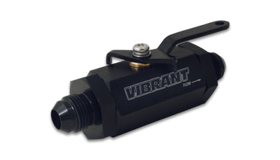 Vibrant -10AN to -10AN Male Shut Off Valve - Black, performance car parts, DTX Performance, high performance auto parts, tuning upgrades.