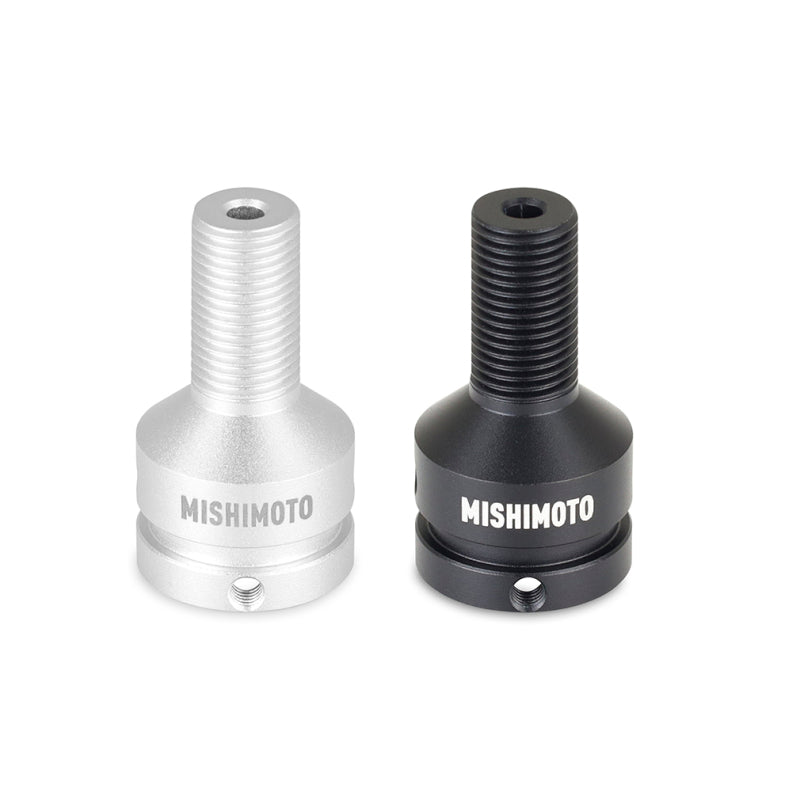 Mishimoto Non-Threaded Shifter Adapter Kit - Silver, ideal for BMW gearboxes, from DTX Performance, boost car performance and tuning upgrades