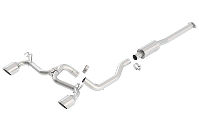 Borla 08-14 Mitsubishi EVO X Catback Exhaust for DTX Performance - High performance car parts and engine performance upgrades