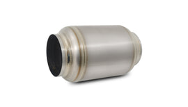 Vibrant Titanium Muffler w/Natural Tip 4in. Inlet / 4in. Outlet / 5.875in Dia. high-performance car part