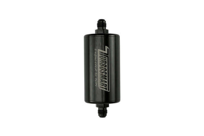 Turbosmart 10um 6AN Inline Fuel Filter - Black